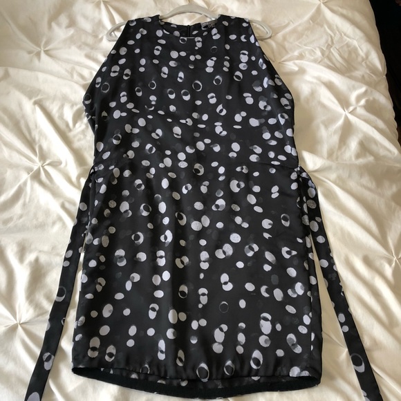 VINCE Abstract Polka Dot, Loose Fitting, Dress - Picture 2 of 8